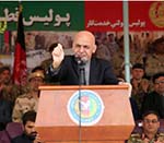 غنی :  هر کس  در برابر دولت سلاح  بر ‎دارد سرکوب می شود